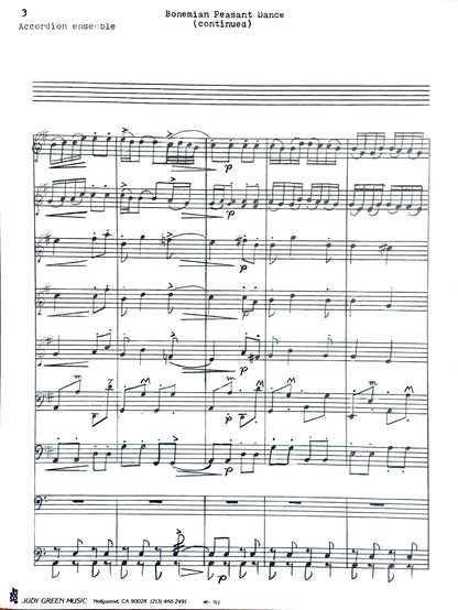 Bohemian Peasant Dance from the symphonic poem 'Moldau'