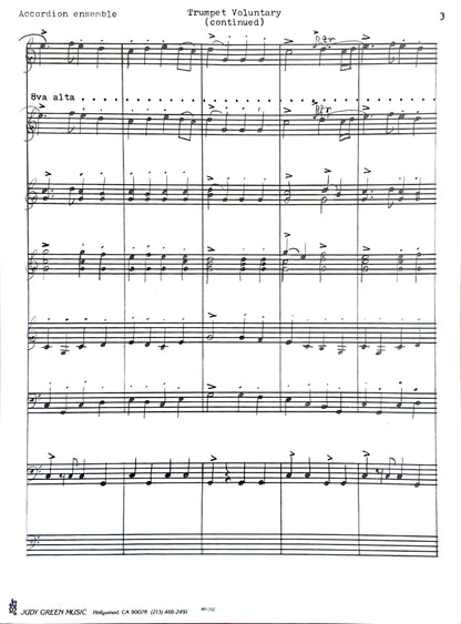Trumpet Voluntary (from Prince of Denmark's March) (accordion ensemble)