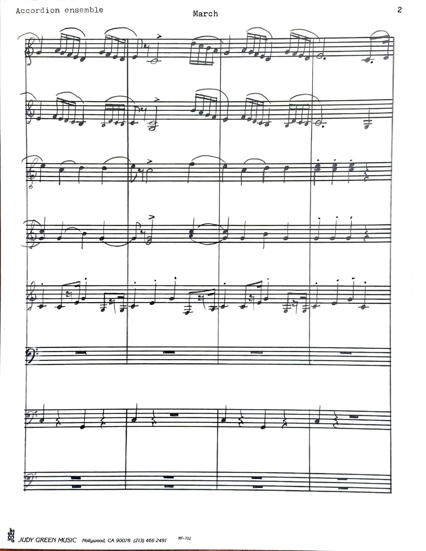 Concert March from Konzertstück Op.79 (accordion ensemble)