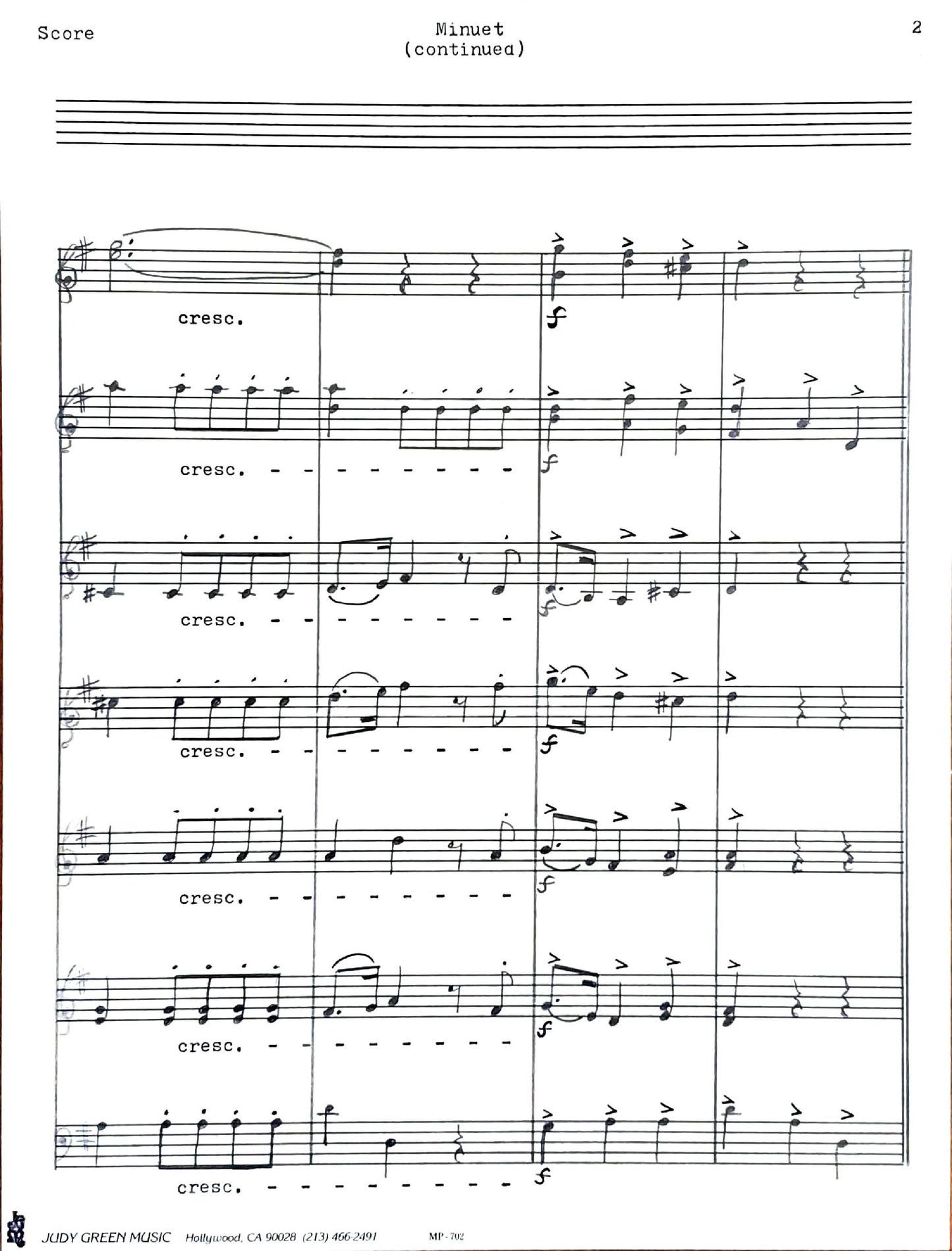 Minuet from the Opera 'Don Giovanni' (accordion ensemble)