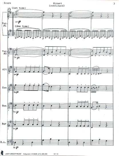 Minuet from the Opera 'Don Giovanni' (accordion ensemble)