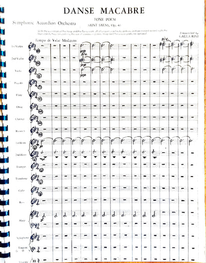Danse Macabre Tone Poem (accordion orchestra)