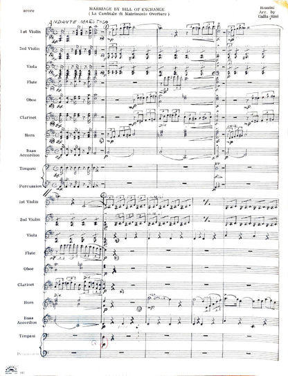 Marriage by Bill of Exchange (acccordion ensemble)