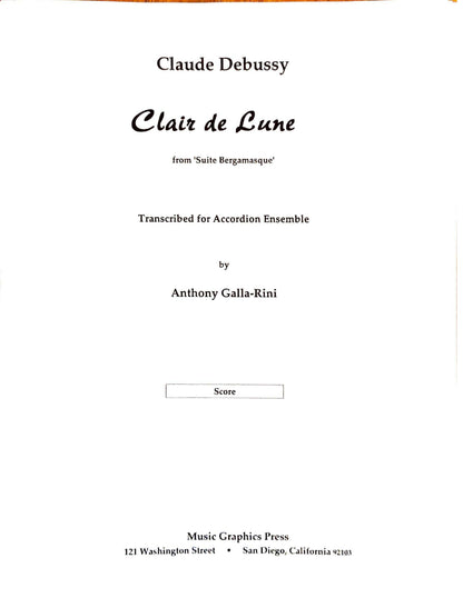 Clair de Lune (accordion ensemble)