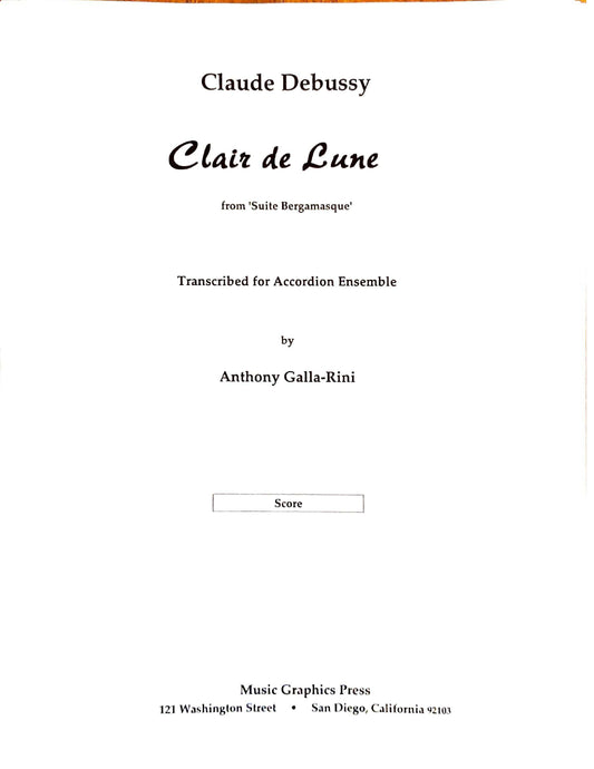 Clair de Lune (accordion ensemble)