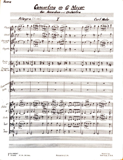 Concertino in G Major (accordion ensemble)