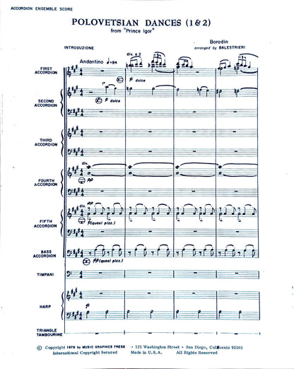 Polovetsian Dances No. 1 and 2 from the opera Prince Igor (accordion ensemble)
