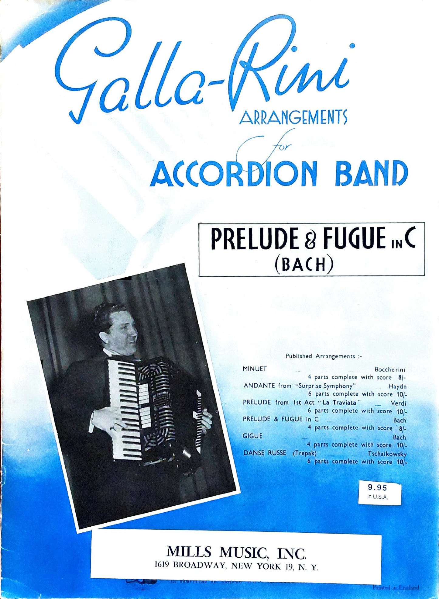 Prelude and Fugue in C Major from Eight Little Preludes and Fugues