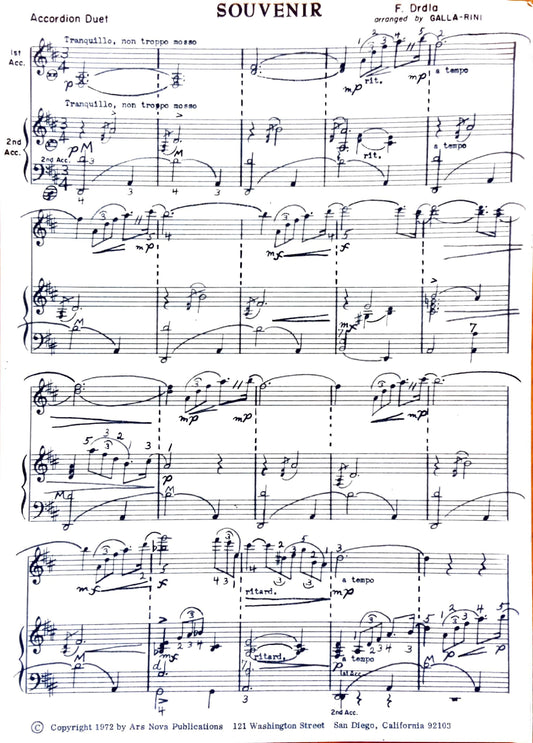 Souvenir (Duet)