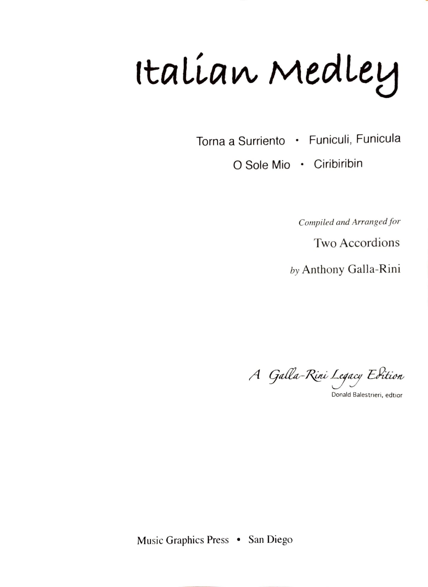 Italian Medley (Duet)