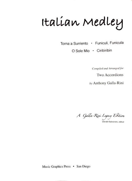 Italian Medley (Duet)