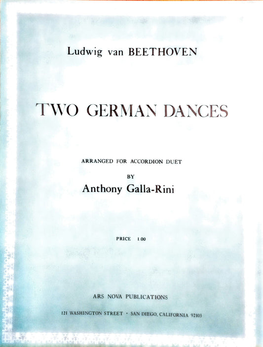Two German Dances (Duet)