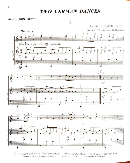 Two German Dances (Duet)