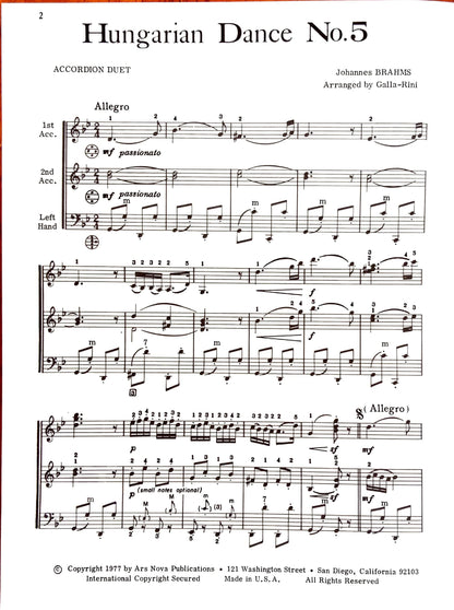 Hungarian Dance No.5 (Duet)