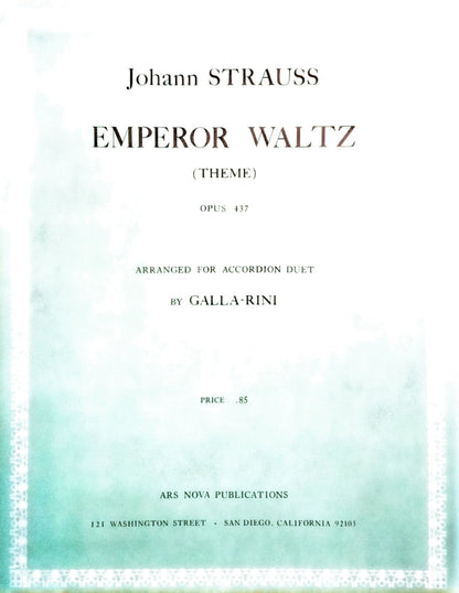 Emperor Waltz (Theme) Op.437 (Duet)