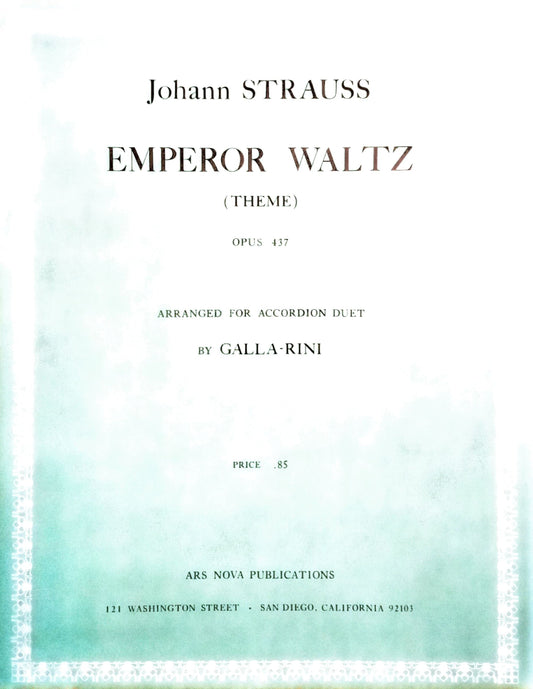 Emperor Waltz (Theme) Op.437 (Duet)