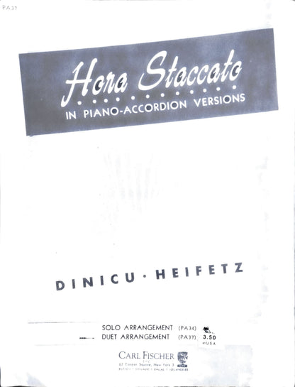 Hora Staccato (Duet)