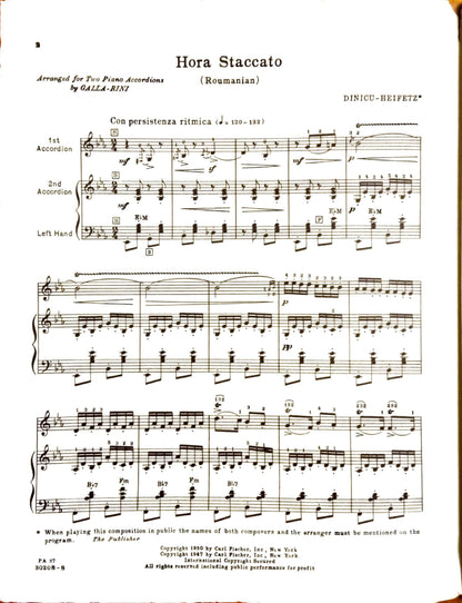 Hora Staccato (Duet)