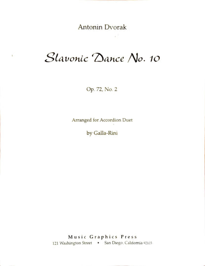 Slavonic Dance No. 10 Op. 72 No. 2 (Duet)