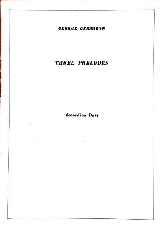 Three Preludes (Duet)