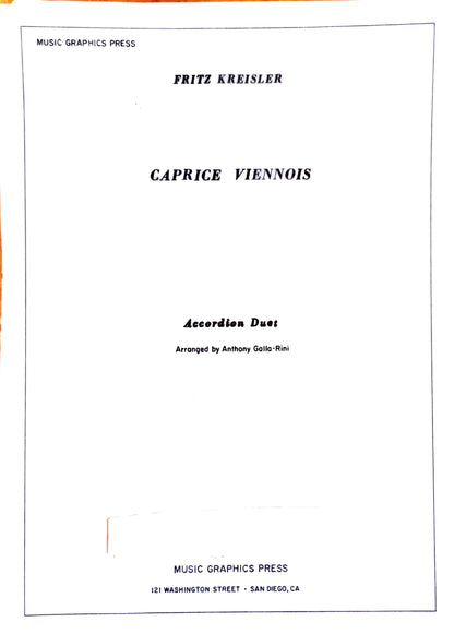 Caprice Viennois (Duet)