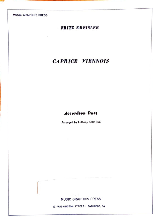 Caprice Viennois (Duet)
