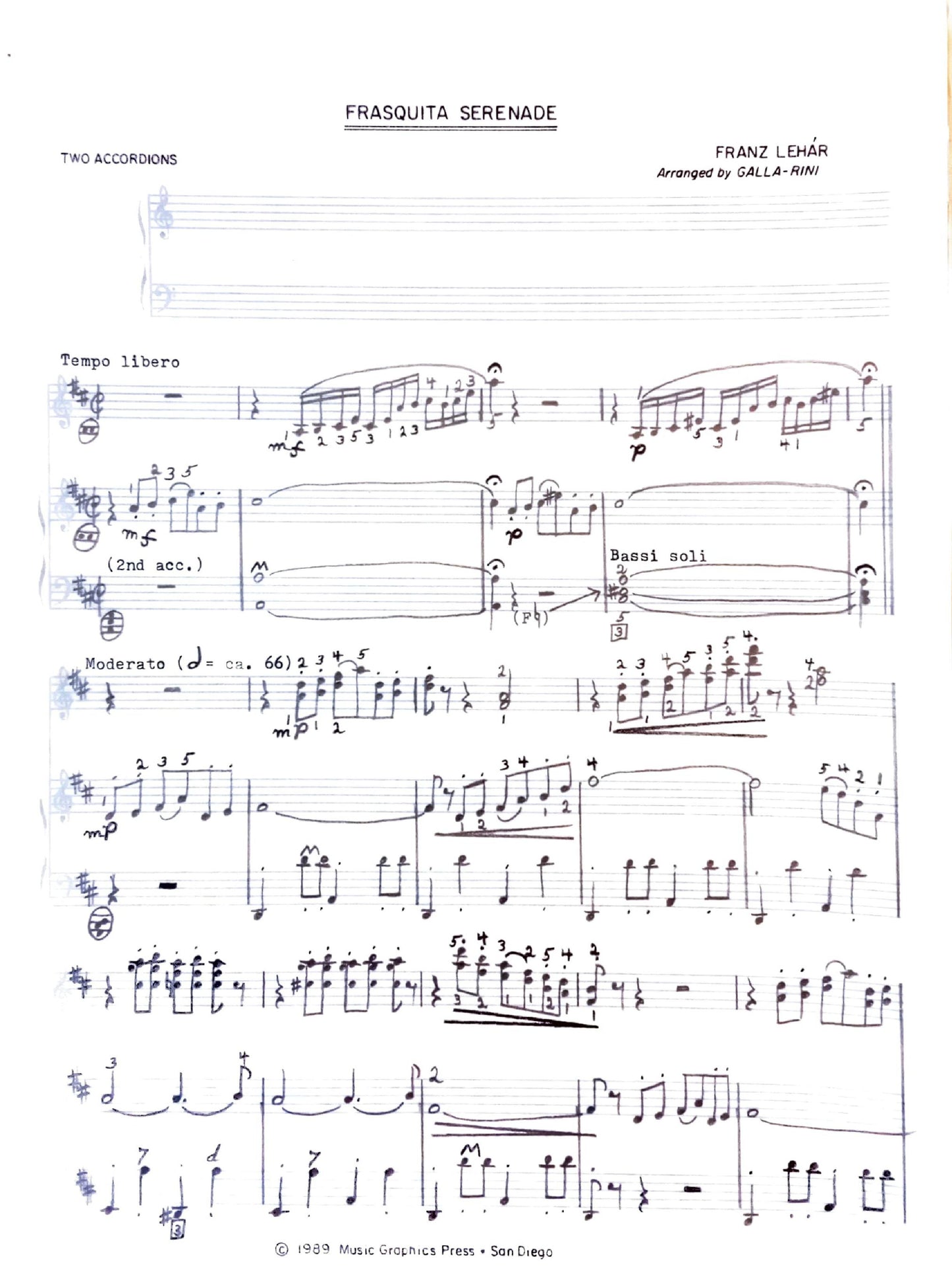 Frasquita Serenade (Duet)