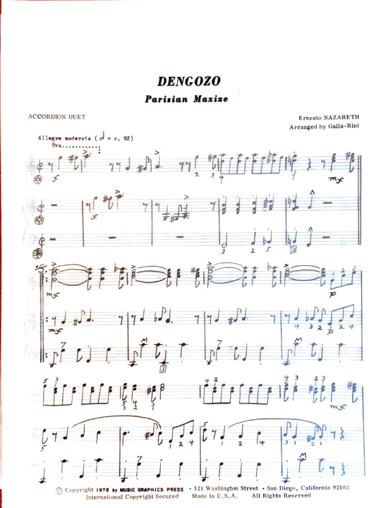 Dengozo - Parisian Maxixe (Duet)