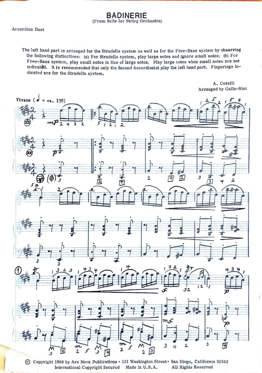 Badinerie (Duet)