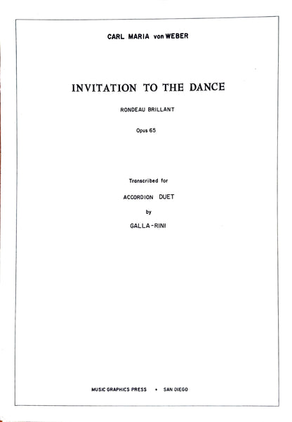 Invitation to the Dance (Rondeau Brillant) Op.65 (Duet)