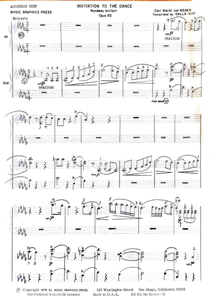 Invitation to the Dance (Rondeau Brillant) Op.65 (Duet)