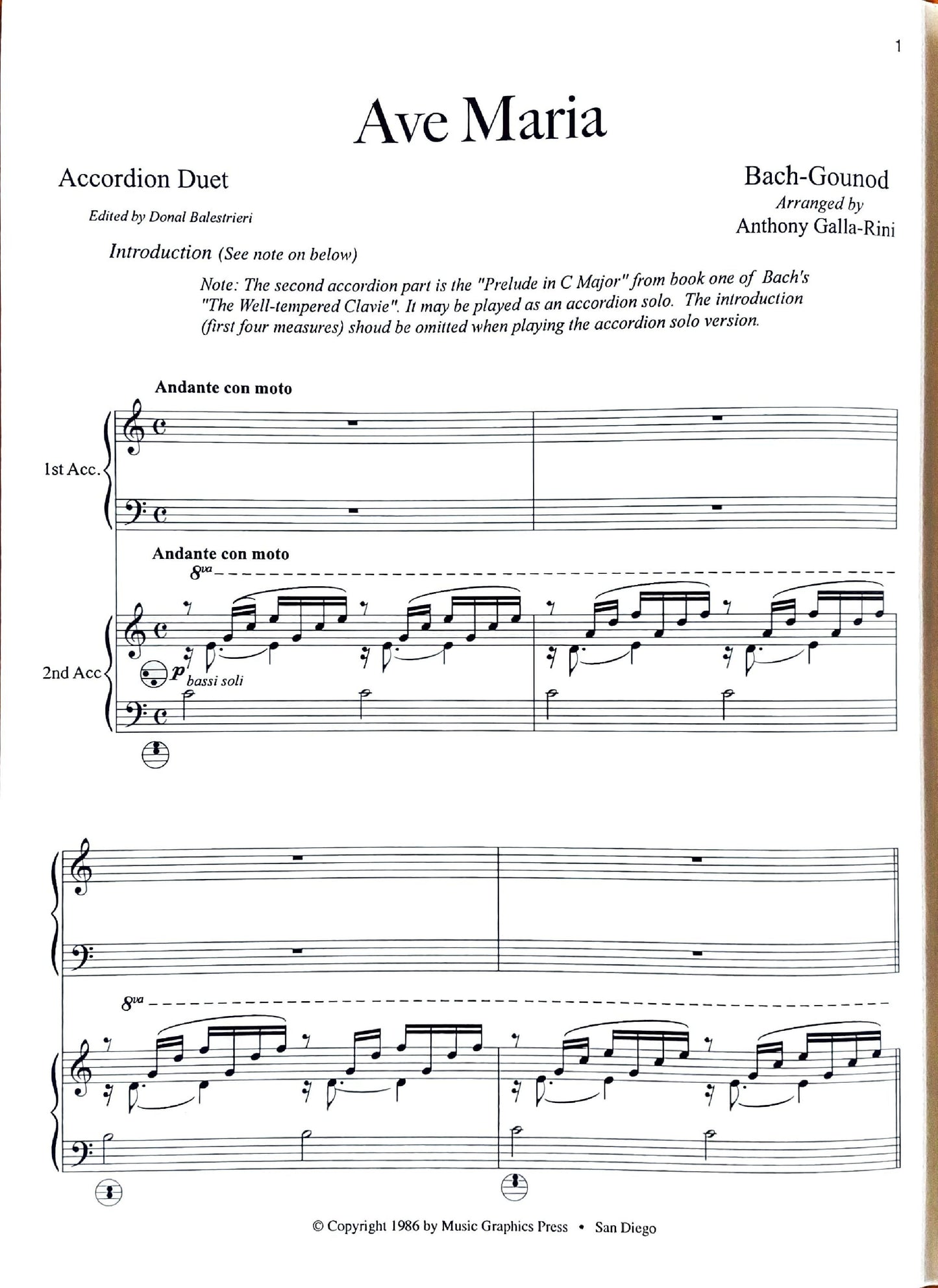 Ave Maria (Duet)