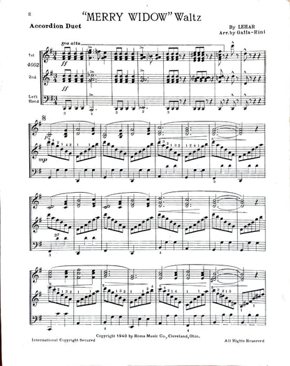 Merry Widow Waltz (Duet)