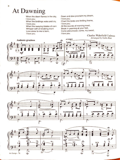 Famous Art Songs Vol. 1  eBook (Solo) Arrangements by Anthony Galla-Rini