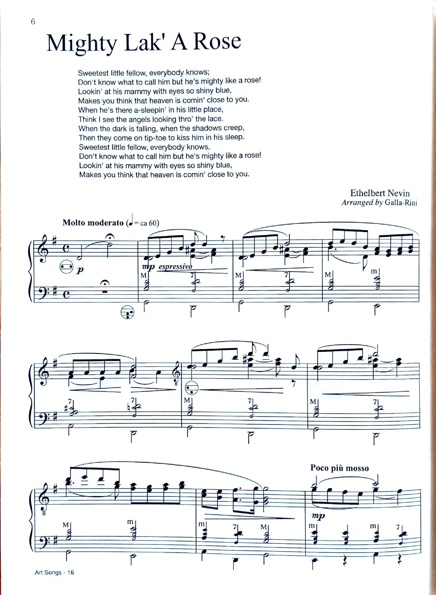 Famous Art Songs eBook Vol.2  accordion arrangements by Anthony Galla-Rini
