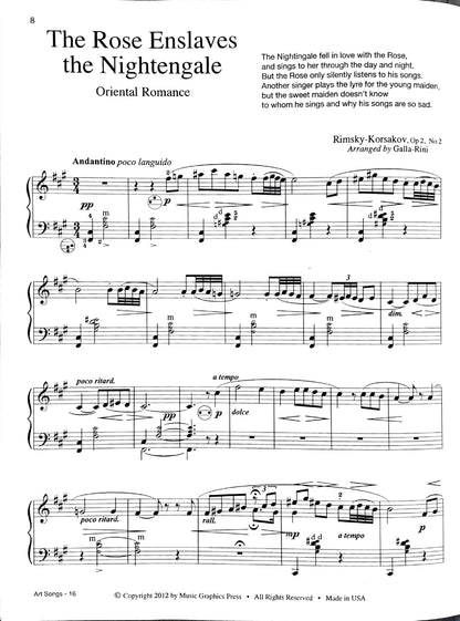 Famous Art Songs eBook Vol.2  accordion arrangements by Anthony Galla-Rini