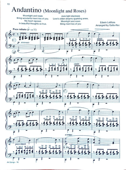Famous Art Songs eBook Vol.2  accordion arrangements by Anthony Galla-Rini