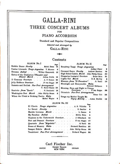 Concert Album eBook for Piano Accordion Vol.1
