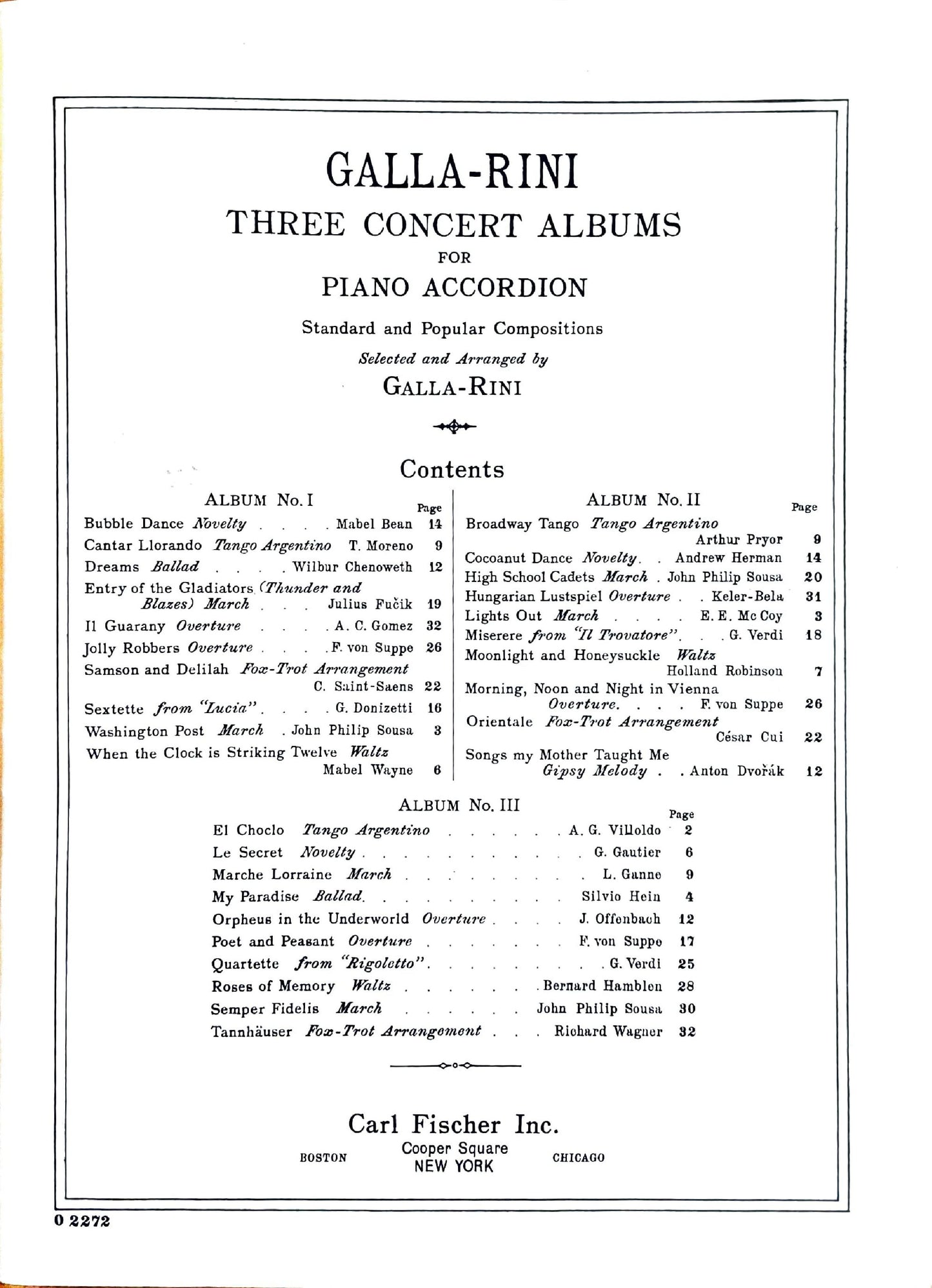 Concert Album eBook for Piano Accordion Vol.2