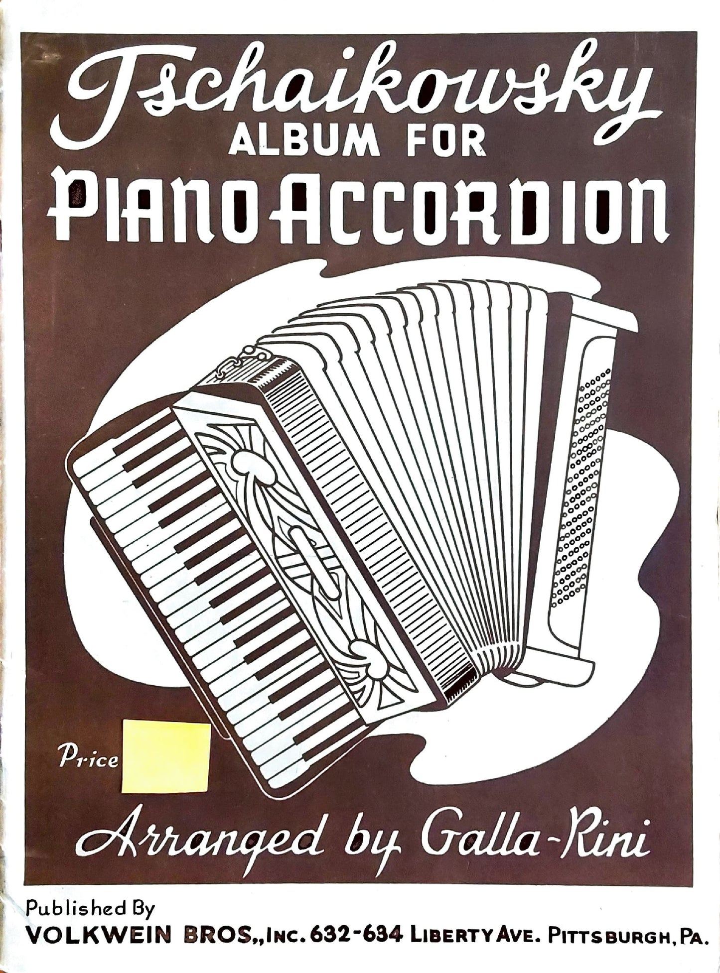 Tchaikovsky eBook Album for Piano Accordion (Solo), arranged by Anthony Galla-Rini