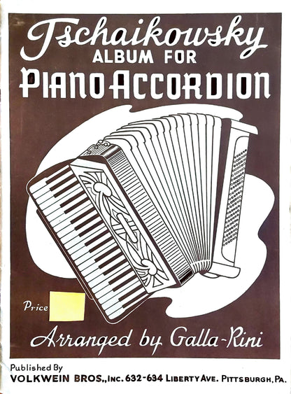 Tchaikovsky eBook Album for Piano Accordion (Solo), arranged by Anthony Galla-Rini