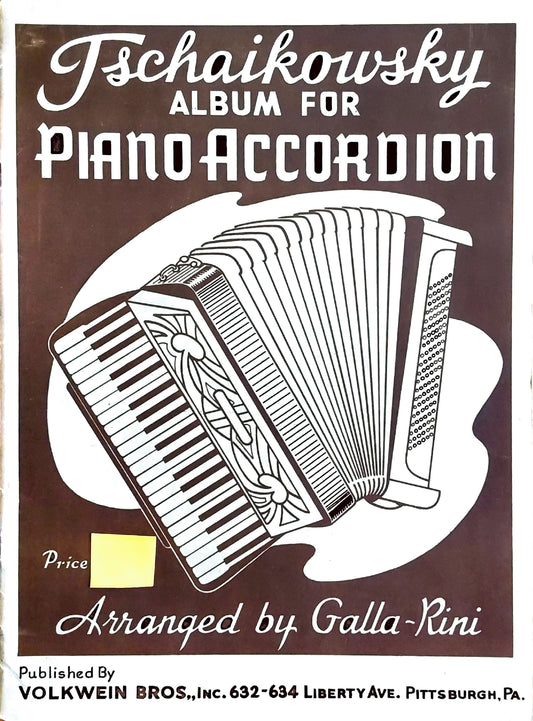 Tchaikovsky eBook Album for Piano Accordion (Solo), arranged by Anthony Galla-Rini
