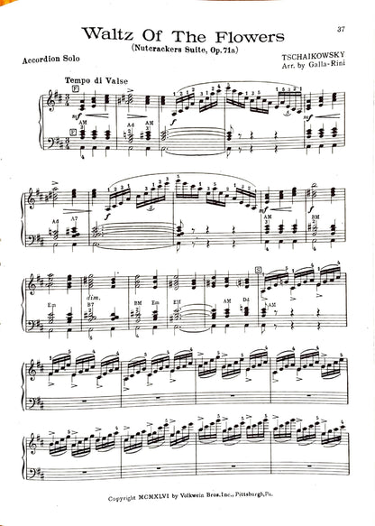 Tchaikovsky eBook Album for Piano Accordion (Solo), arranged by Anthony Galla-Rini