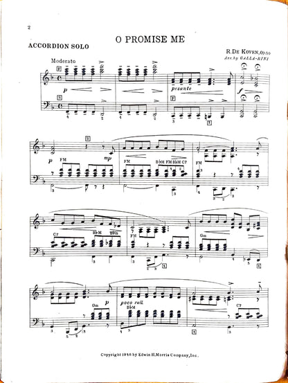 Sacred Selections  accordion eBook, arranged by Anthony Galla-Rini
