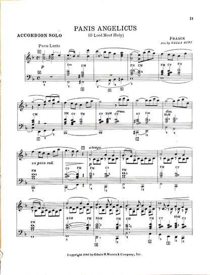 Sacred Selections  accordion eBook, arranged by Anthony Galla-Rini