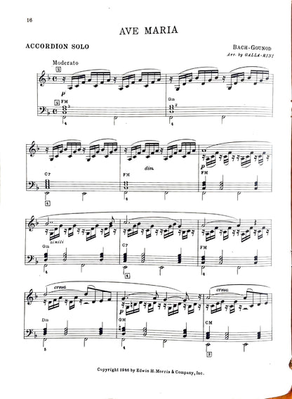 Sacred Selections  accordion eBook, arranged by Anthony Galla-Rini