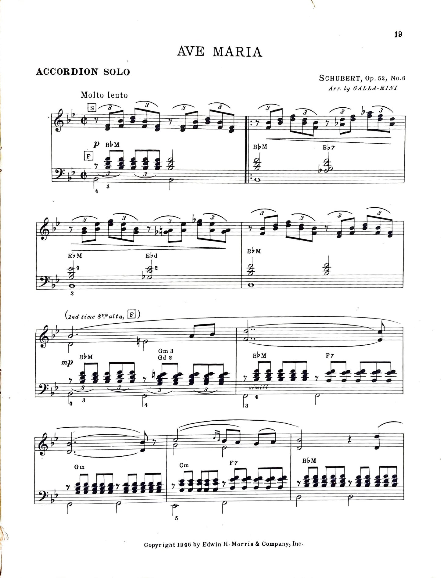 Sacred Selections  accordion eBook, arranged by Anthony Galla-Rini