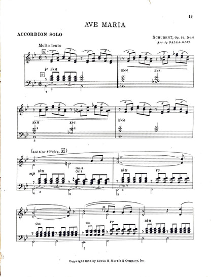 Sacred Selections  accordion eBook, arranged by Anthony Galla-Rini
