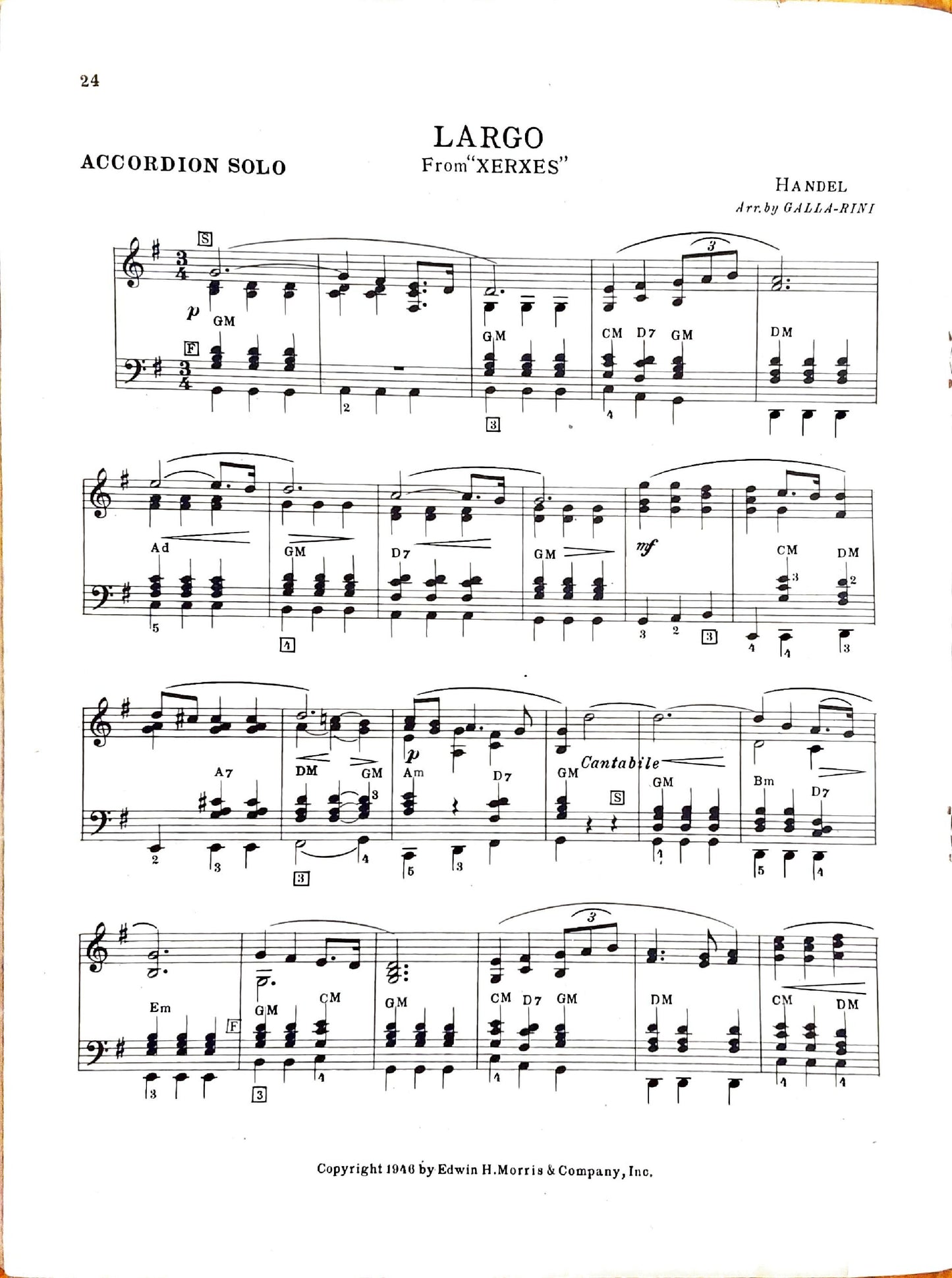 Sacred Selections  accordion eBook, arranged by Anthony Galla-Rini