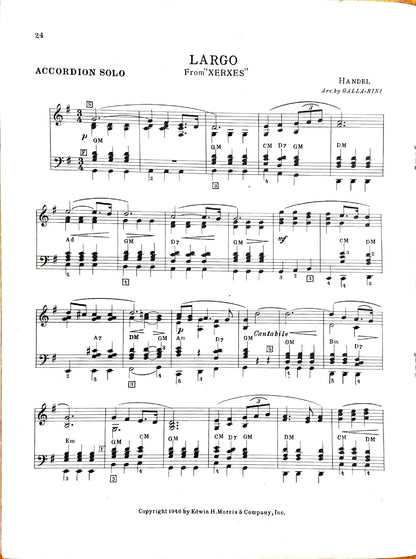Sacred Selections  accordion eBook, arranged by Anthony Galla-Rini